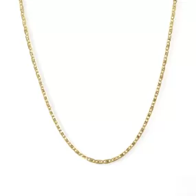 14K three color baby valentino solid gold chain-227223