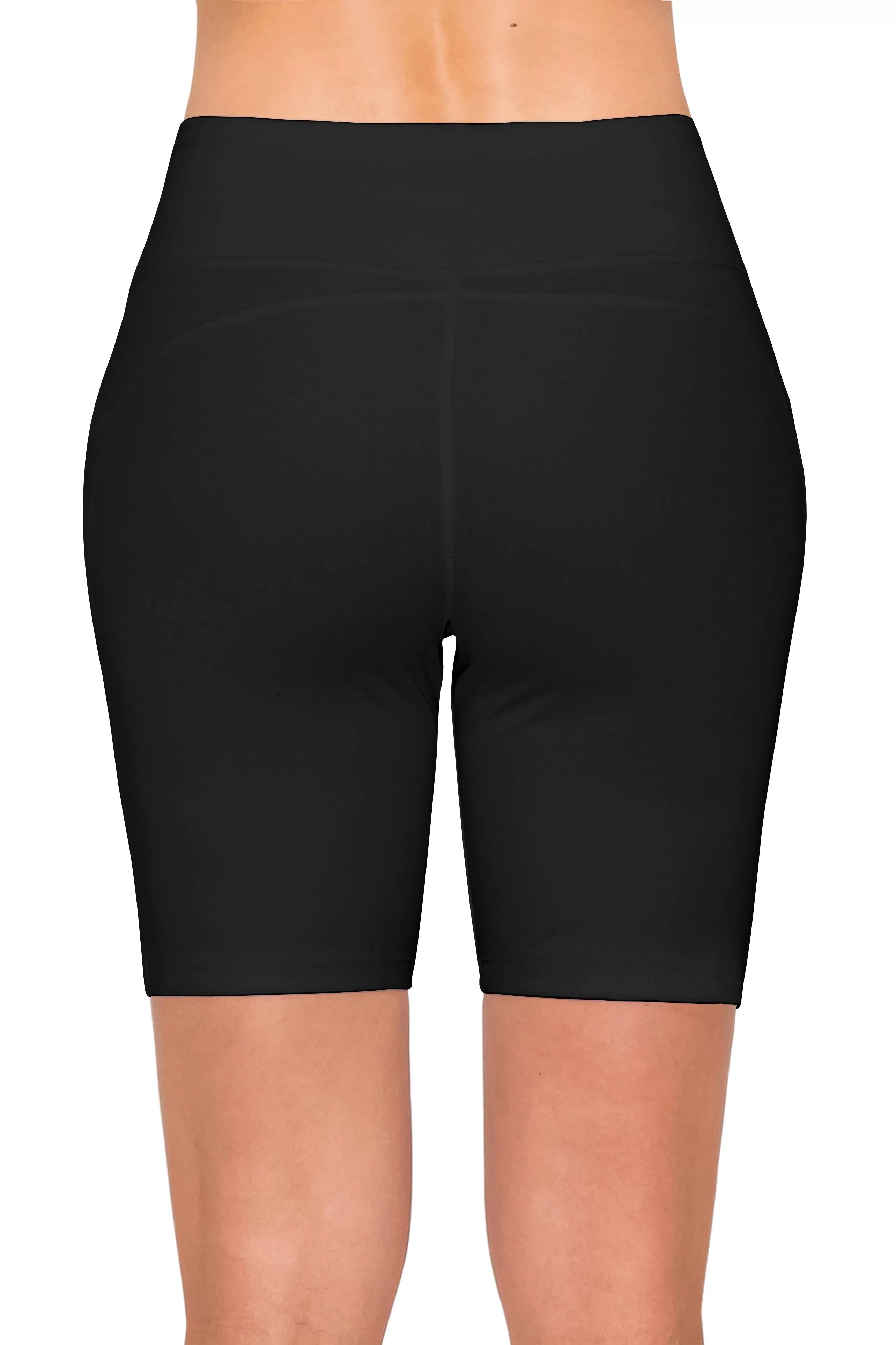 7" Bike Shorts with Pockets - Yoga Pants Material with Stitching