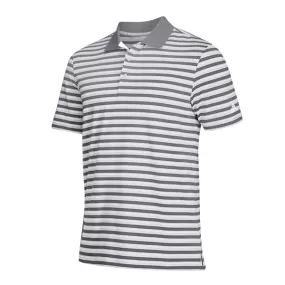 adidas Men's Grey Ultimate 3 Stripe Polo