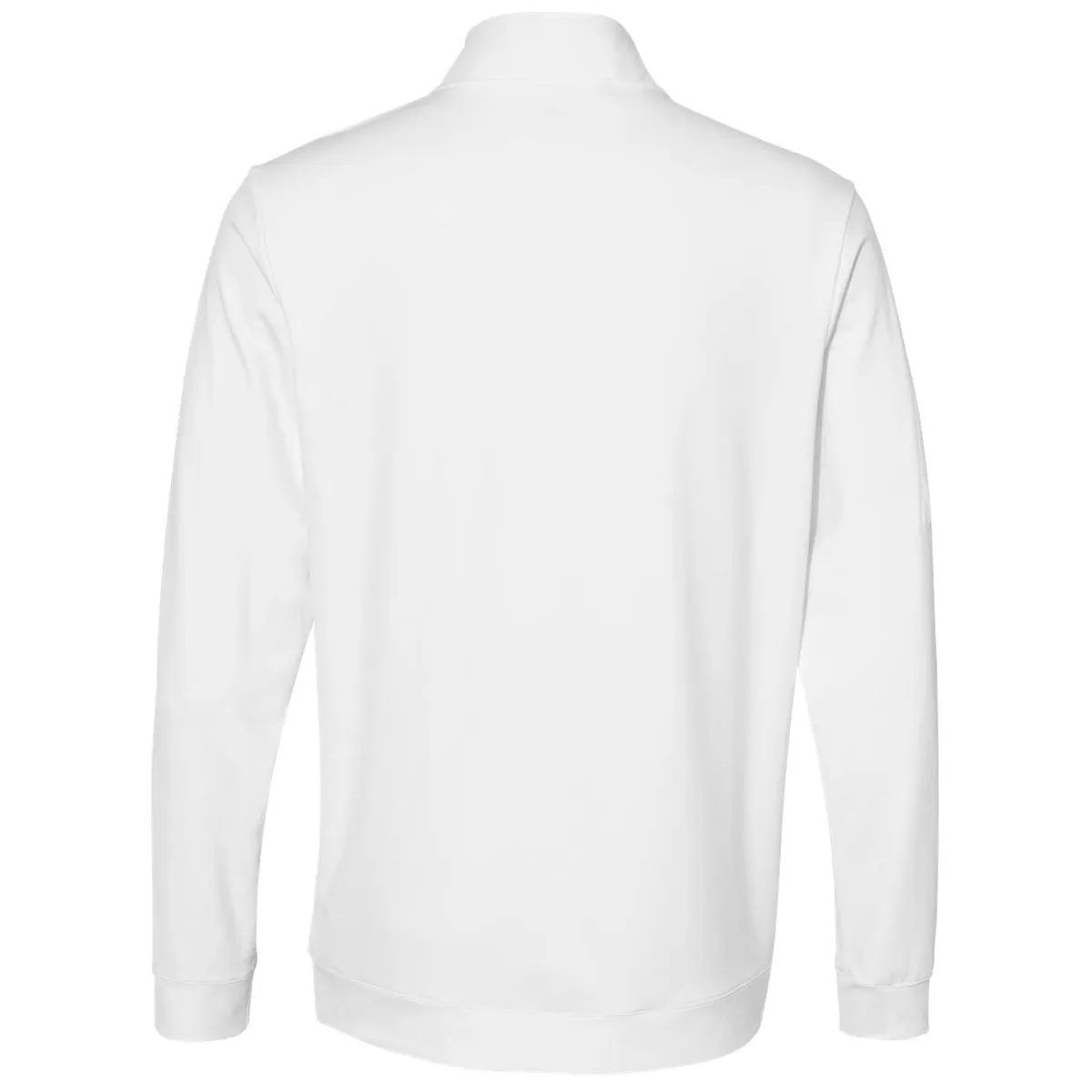 adidas Men's White Performance Texture Quarter Zip