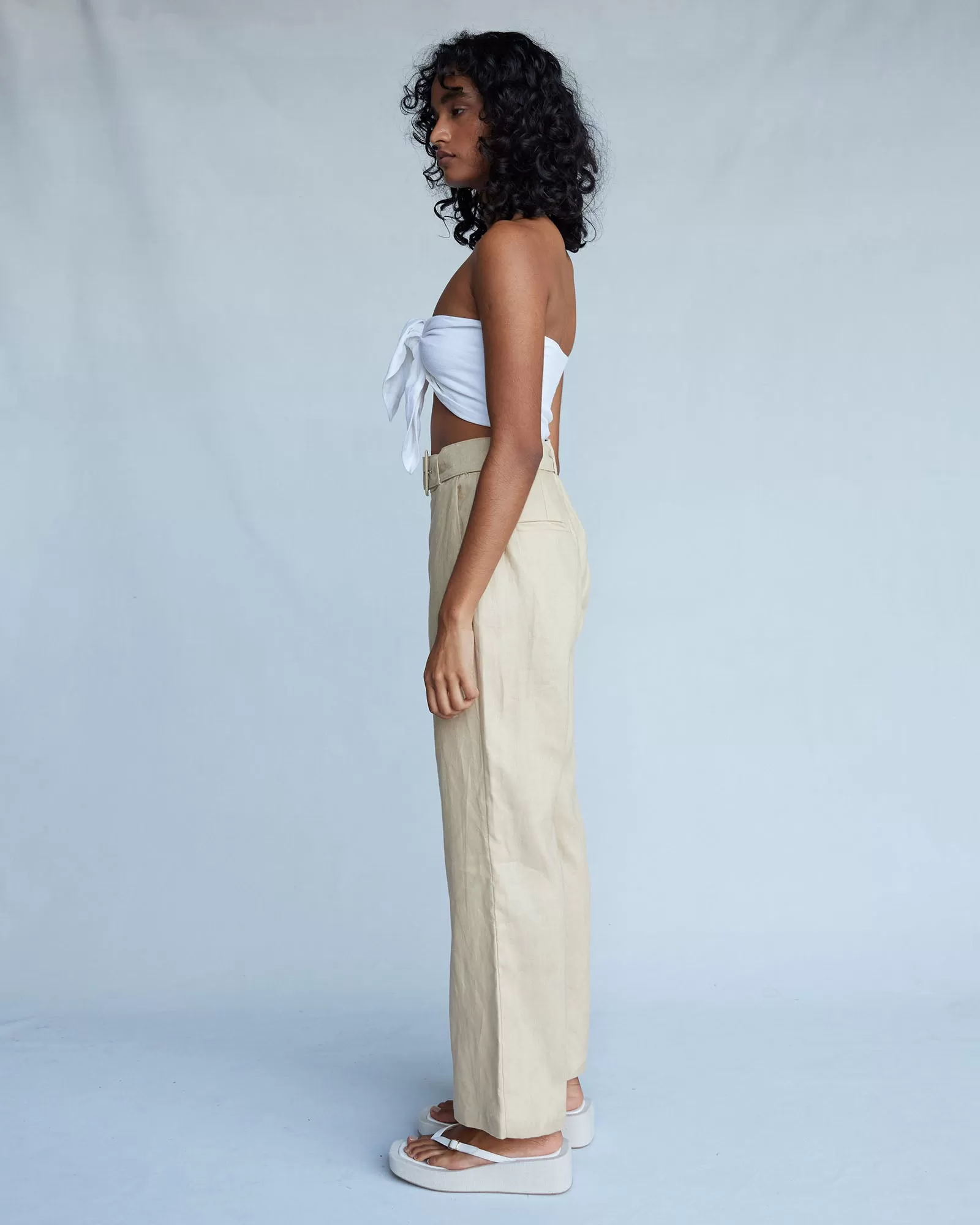 Banksia Linen Pant - Sand