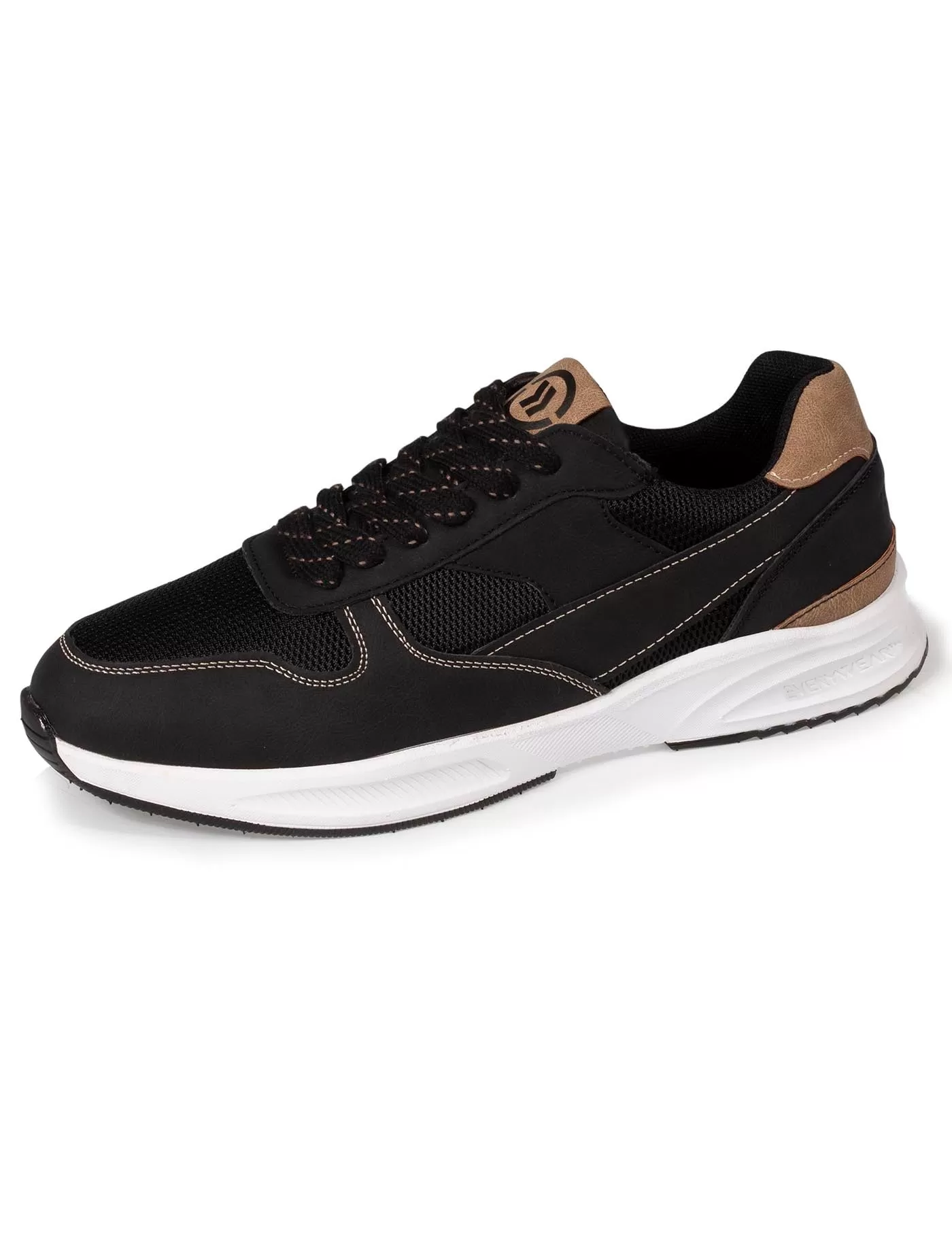 Baskets Confort Homme Noir