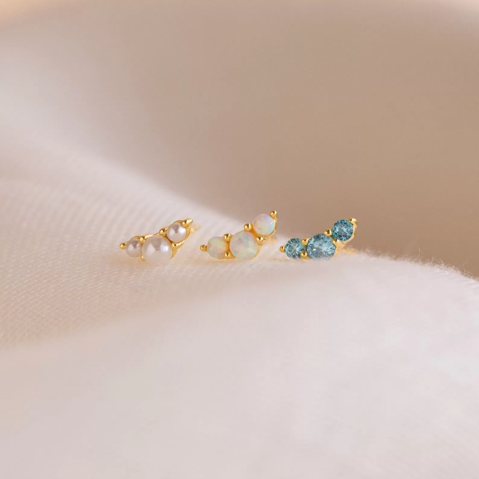 Bella Birthstone Studs