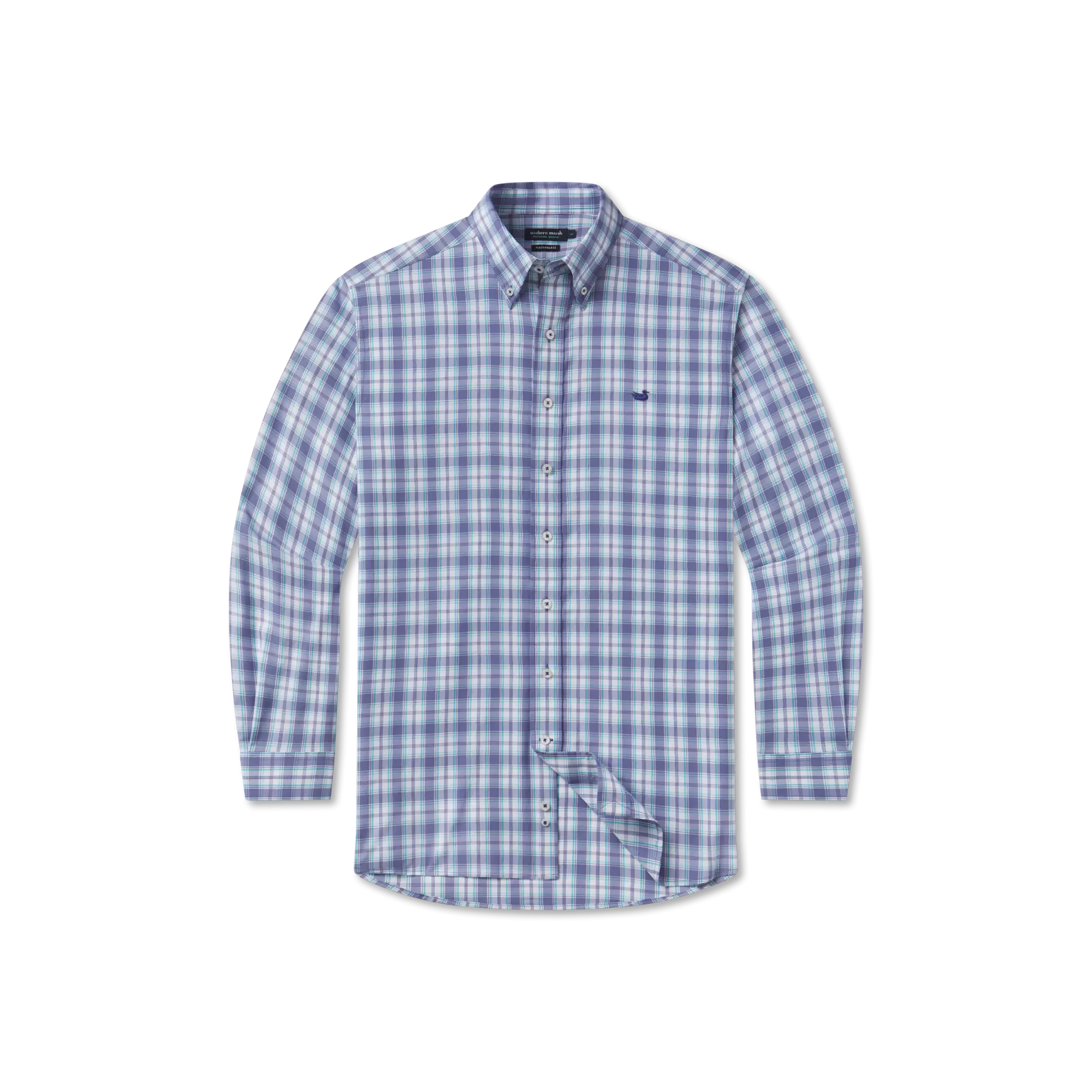 Benton Performance Plaid Dress Shirt