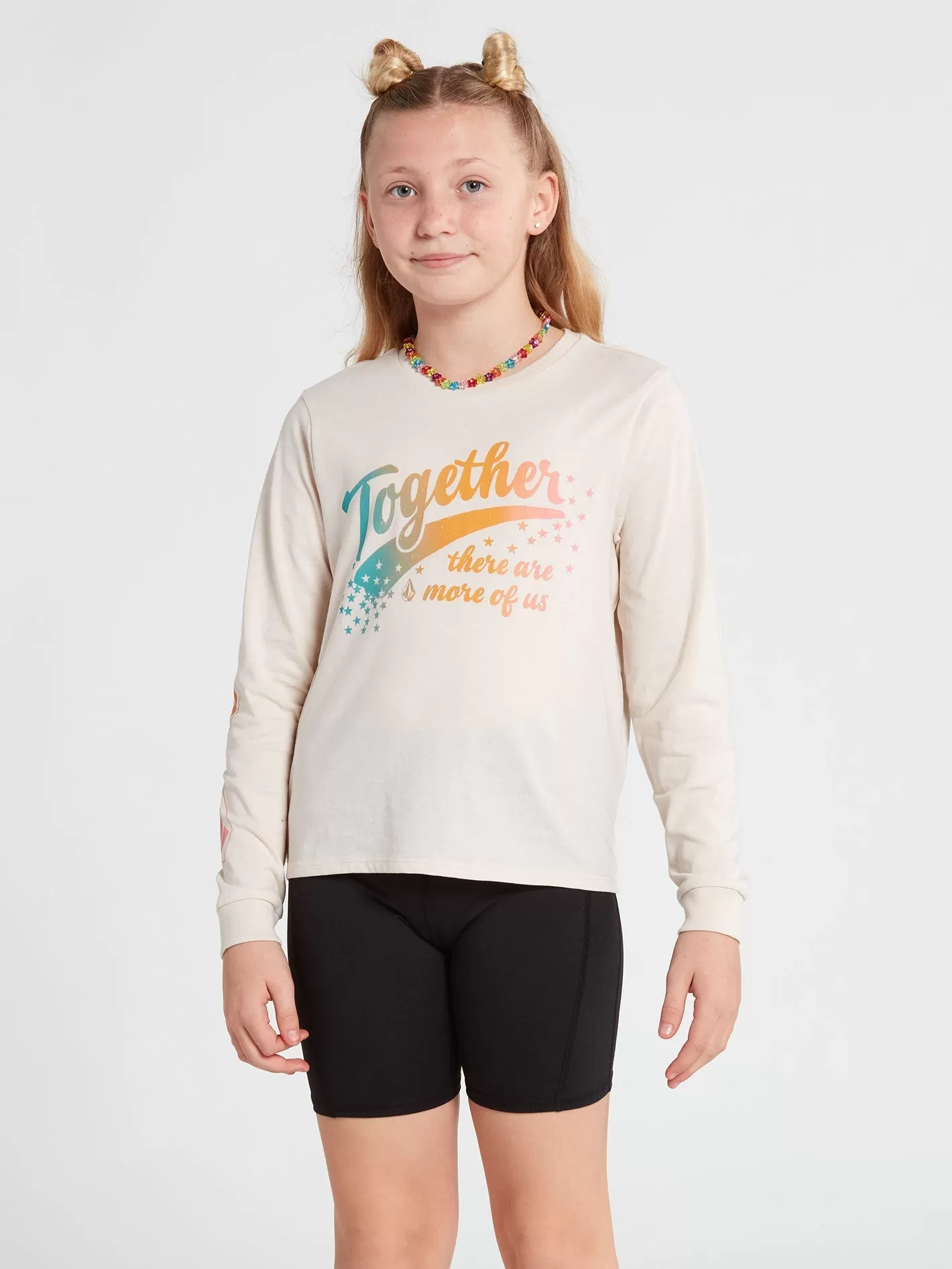 Big Girls made From Stoke Long Sleeve Tee - Bone