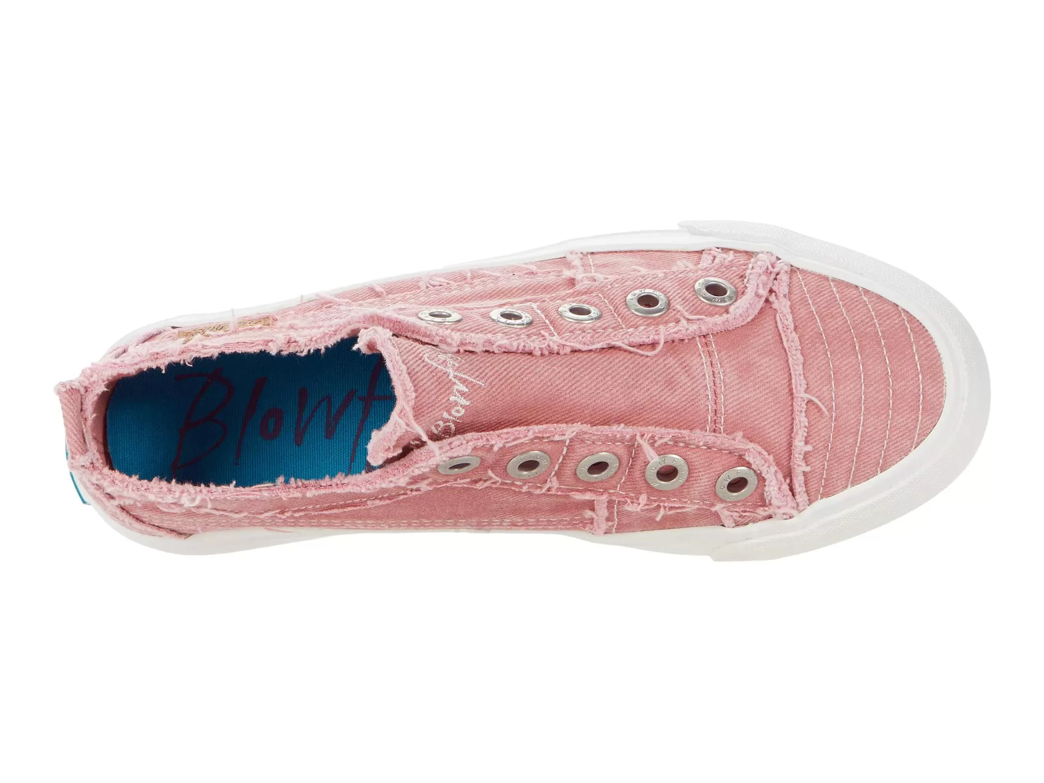 Blowfish Malibu Women's Play Slip On Comfort Fashion Sneaker Dusty Pink Hip smokedTwill