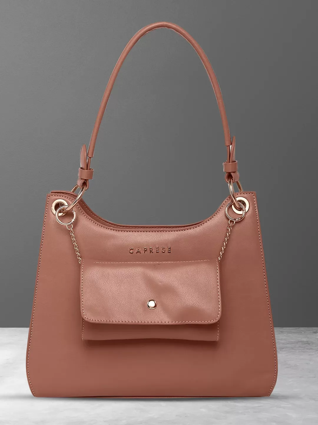 Caprese Capri Satchel Small Dusky Pink