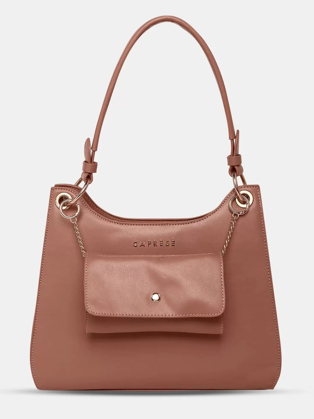 Caprese Capri Satchel Small Dusky Pink