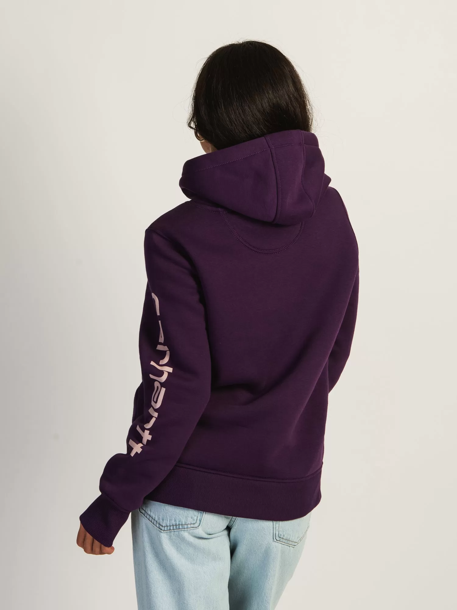 CARHARTT LOGO SLEEVE PULLOVER HOODIE