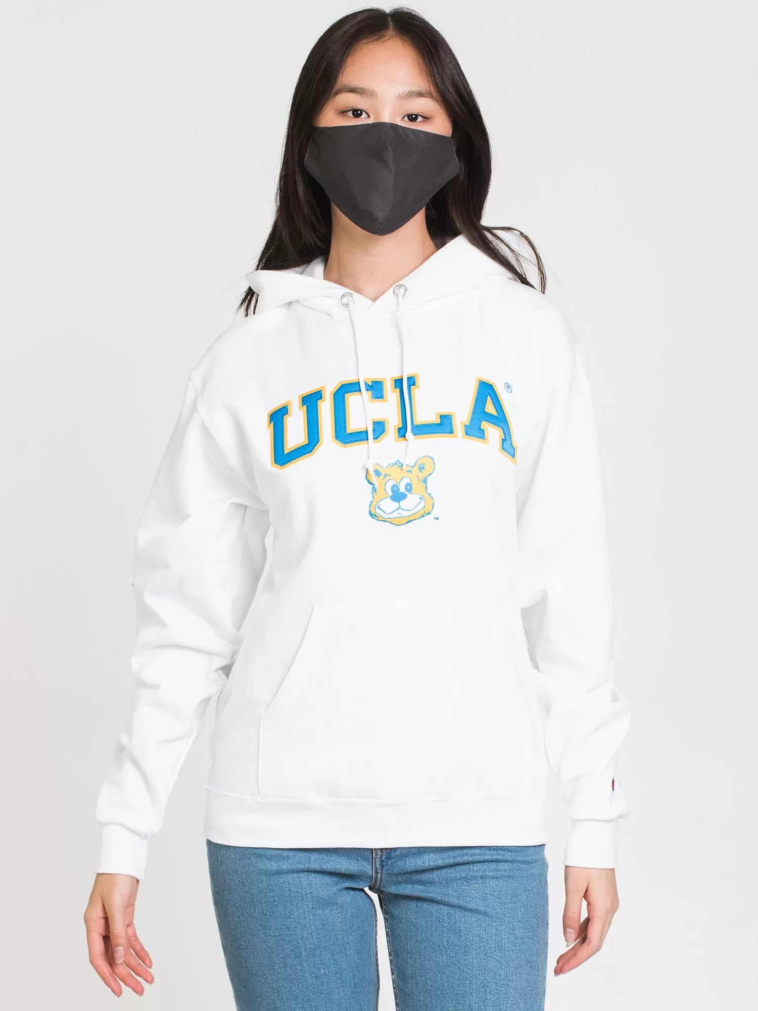 CHAMPION ECO POWERBLEND UCLA HOODIE - CLEARANCE