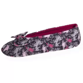 Chaussons ballerines Femme Grand nud Fleurs