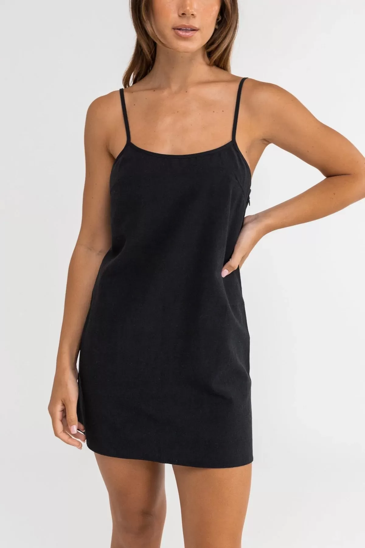 Classic Slip Dress / Black