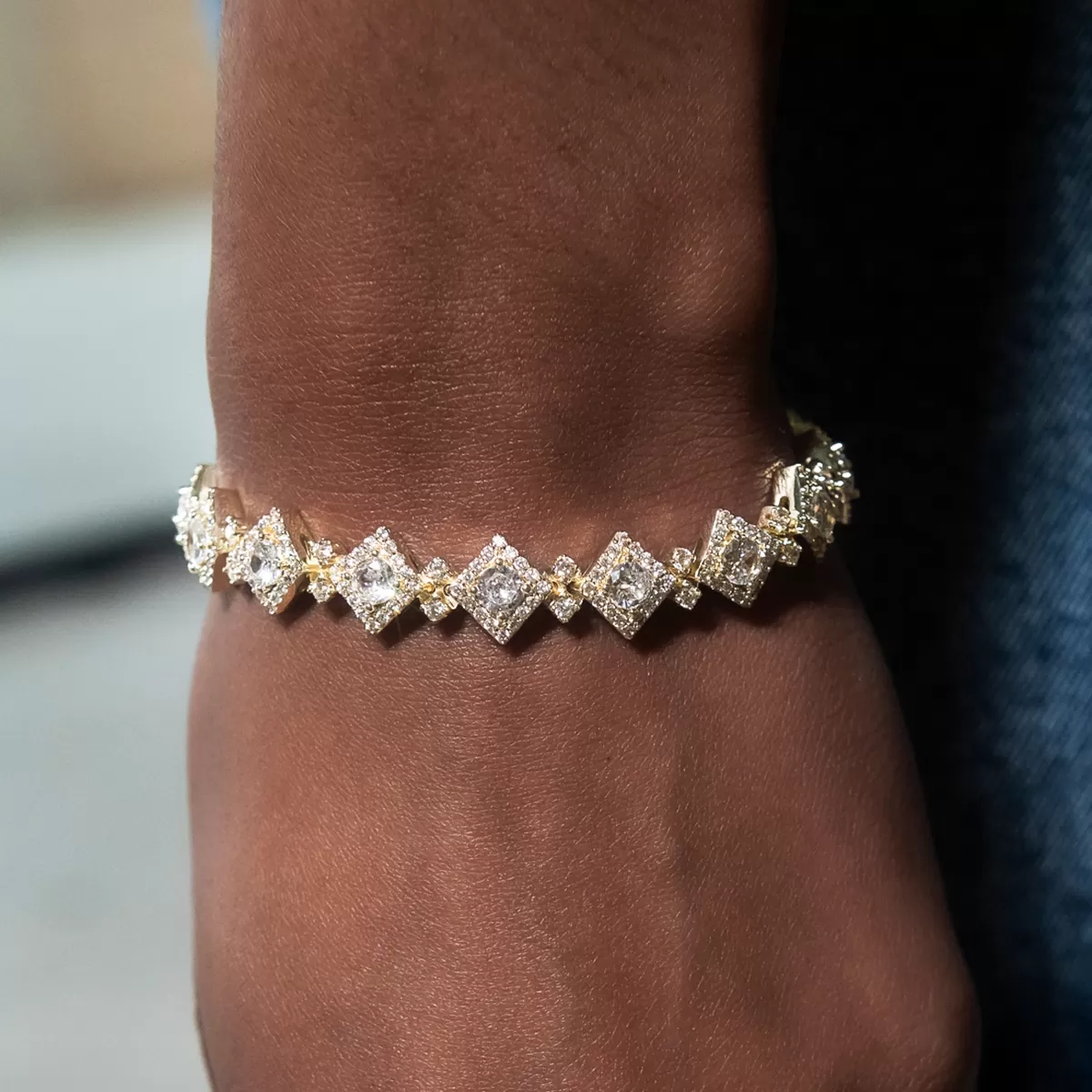 Cloister Link Bracelet in Yellow Gold