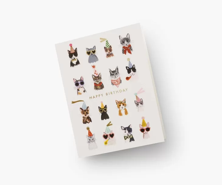 Cool Cats Birthday Card | Rifle Paper Co.