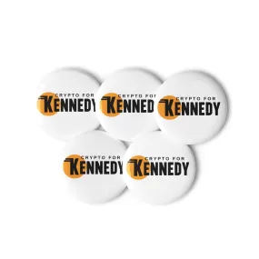 Crypto for Kennedy Set of Buttons