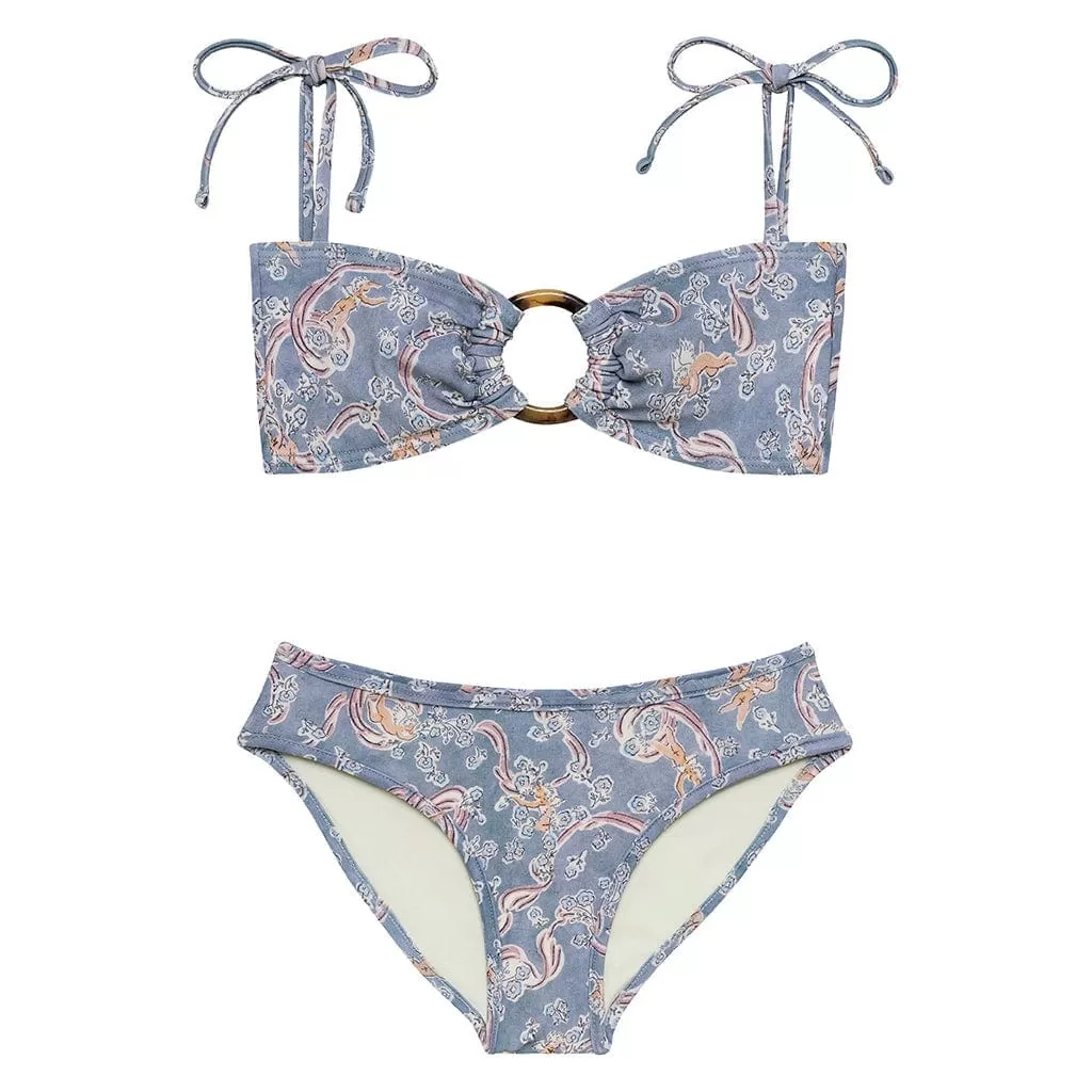 Cupid Mini Tori Bandeau x Lulu Bikini Set