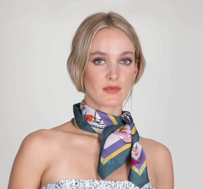 Day City Primrose Hill Silk Twill scarf