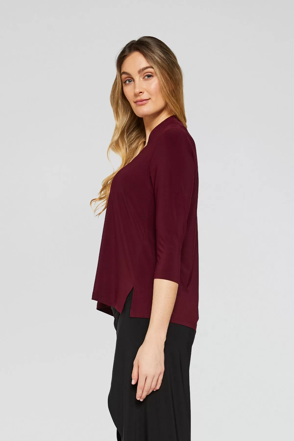 Deep V Top | Pomegranate