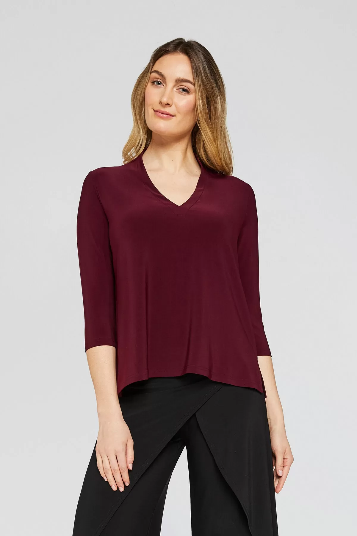 Deep V Top | Pomegranate