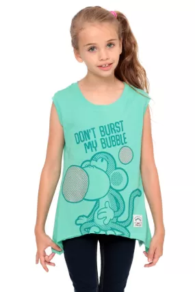 Don't Burst My Bubble | Muscle Top - Mint