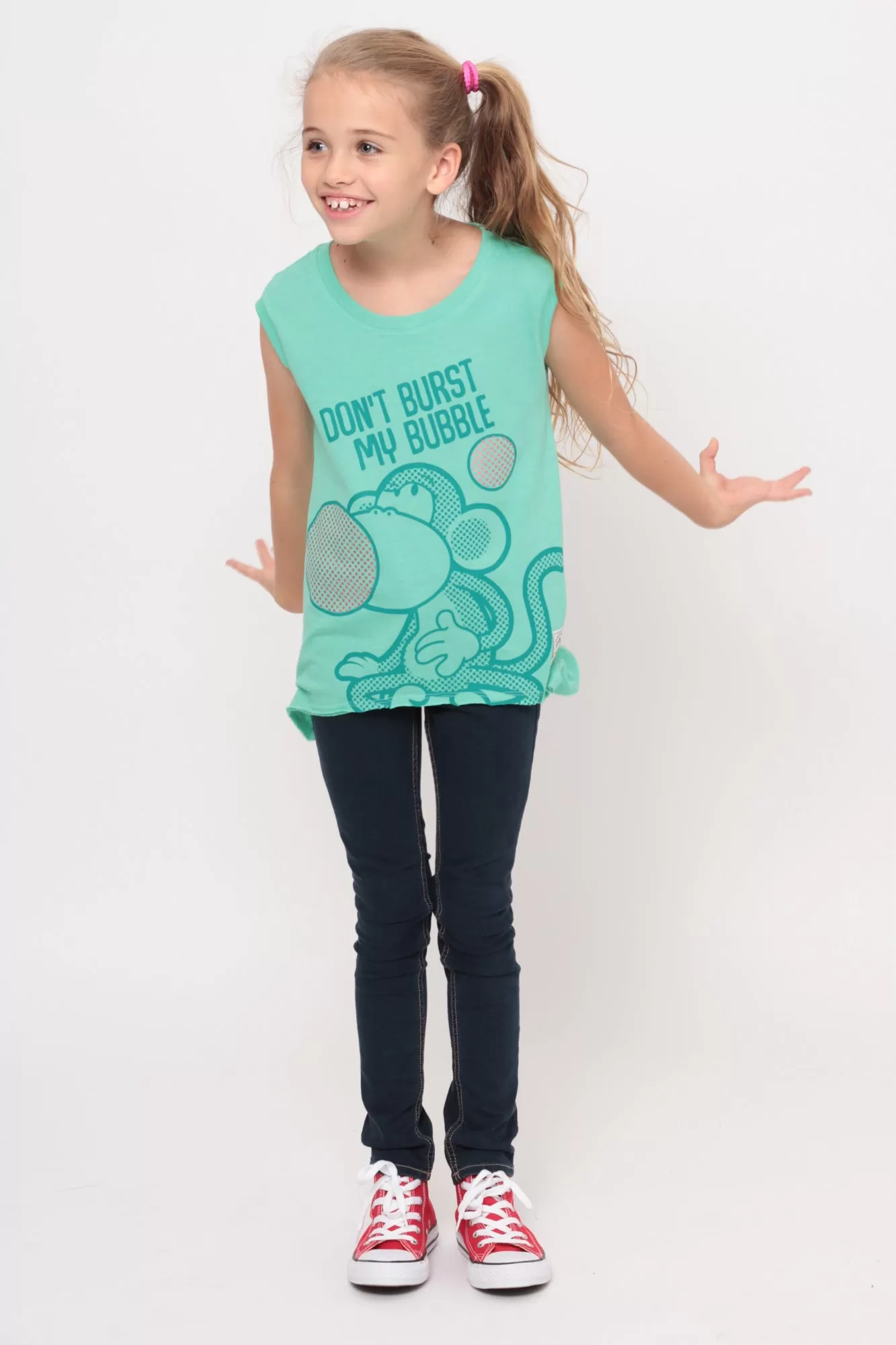 Don't Burst My Bubble | Muscle Top - Mint