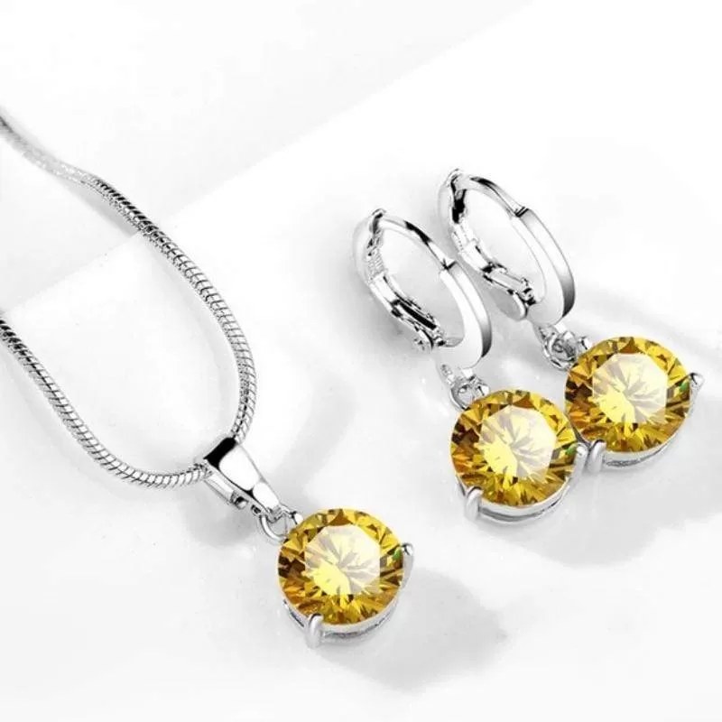 Drops of Jupiter Yellow Gem Set