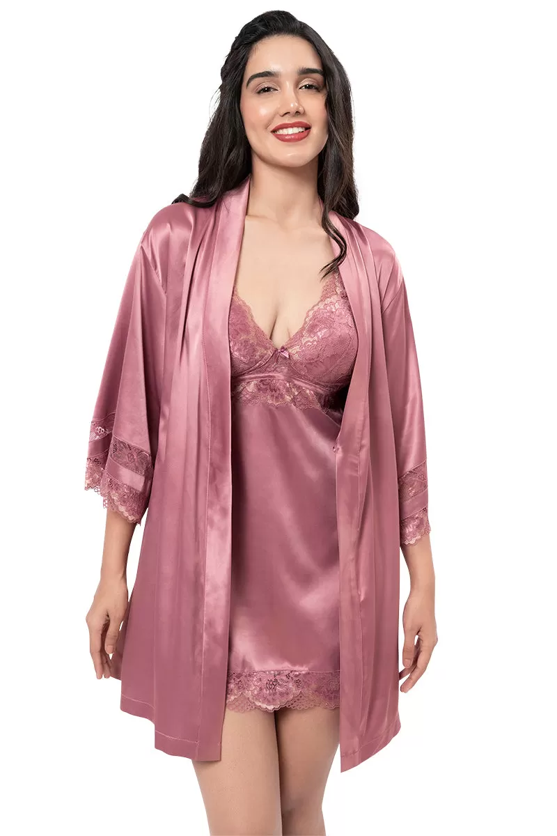 Eternal Bliss Lace Robe