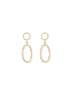 Felicity Fine Texture Drop Earrings