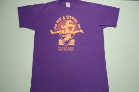 Fun & Fitness 1995 Jog Union Bulletin Baker Boyer Bank Vintage 90's USA T-Shirt