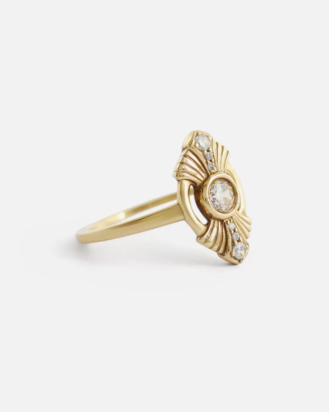 Gatsby Ring / White Diamonds