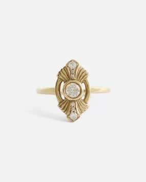 Gatsby Ring / White Diamonds