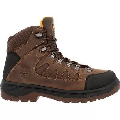 Georgia Men's Ot 6" WP Slip Resistant Hiker Work Boot -Brown- GB00524