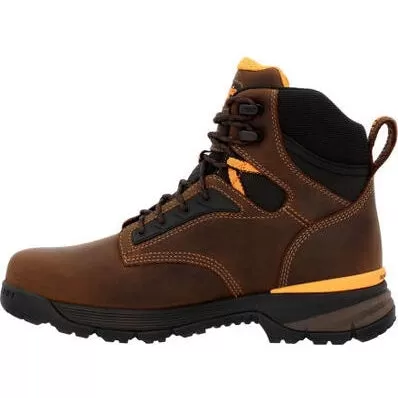 Georgia Men's TBD 6" Waterproof Slip Resistant Work Boot -Brown- GB00596