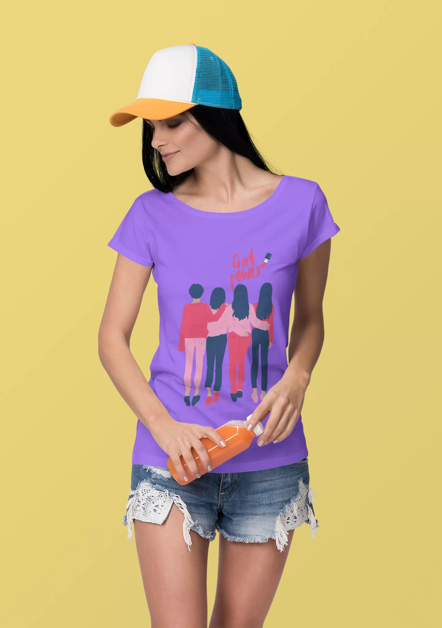 Girl Power- DJ Short Sleeve Tee