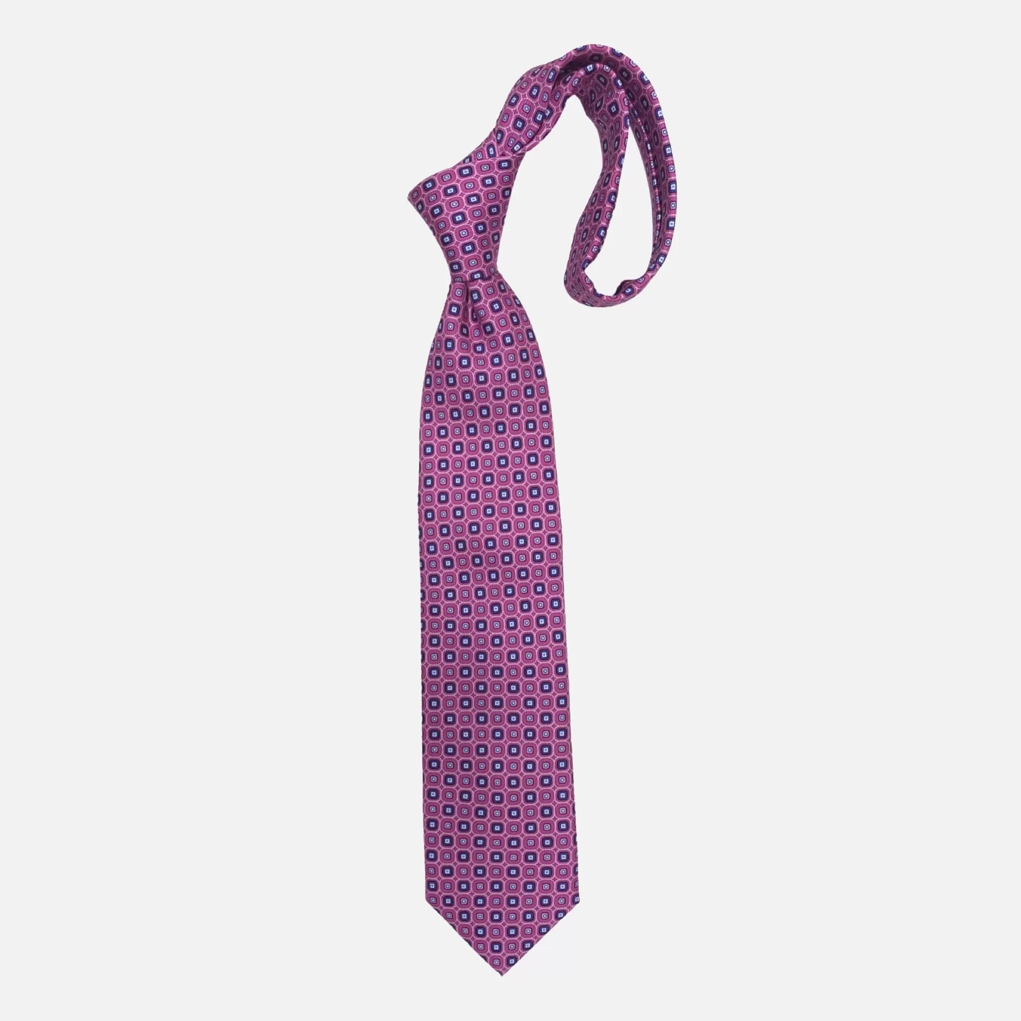 JZ Richards Handcrafted Premium Silk Tie - Pink - Made in the USA