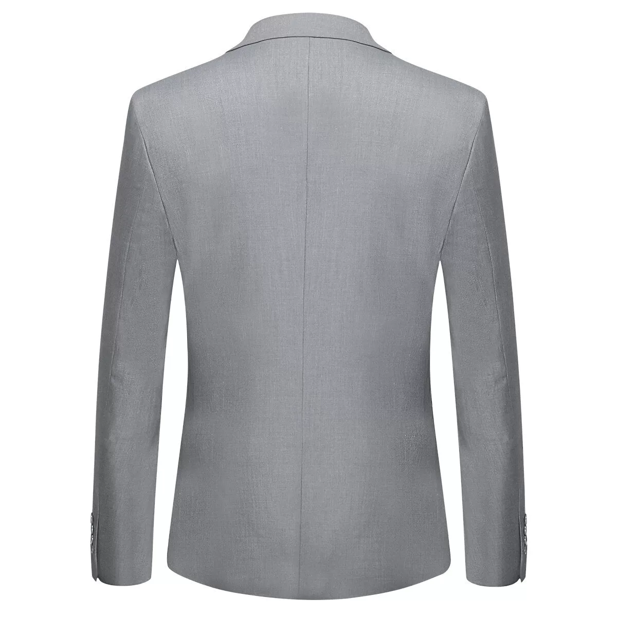 Light Grey Stylish Blazer One Button Casual Blazer