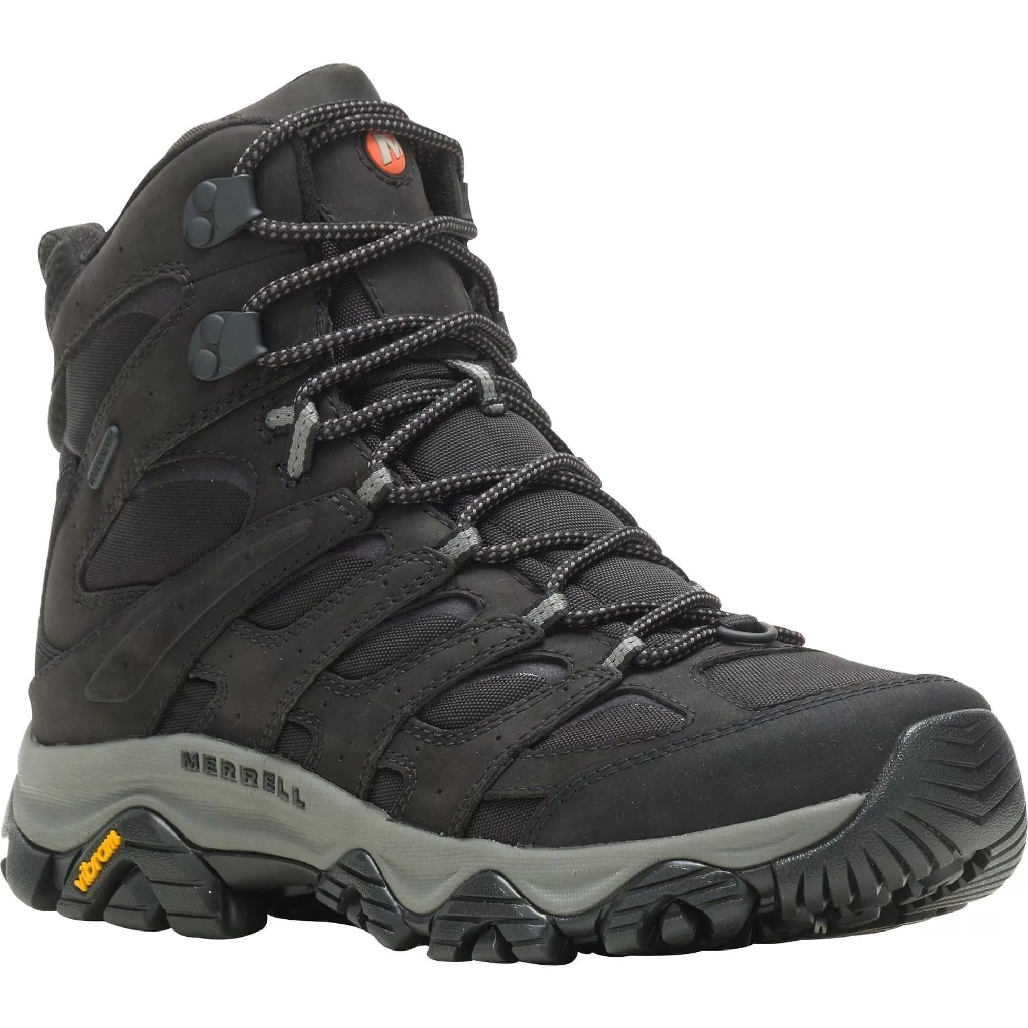 Merrell Moab 3 Apex Mid Waterproof Mens Walking Boots - Black