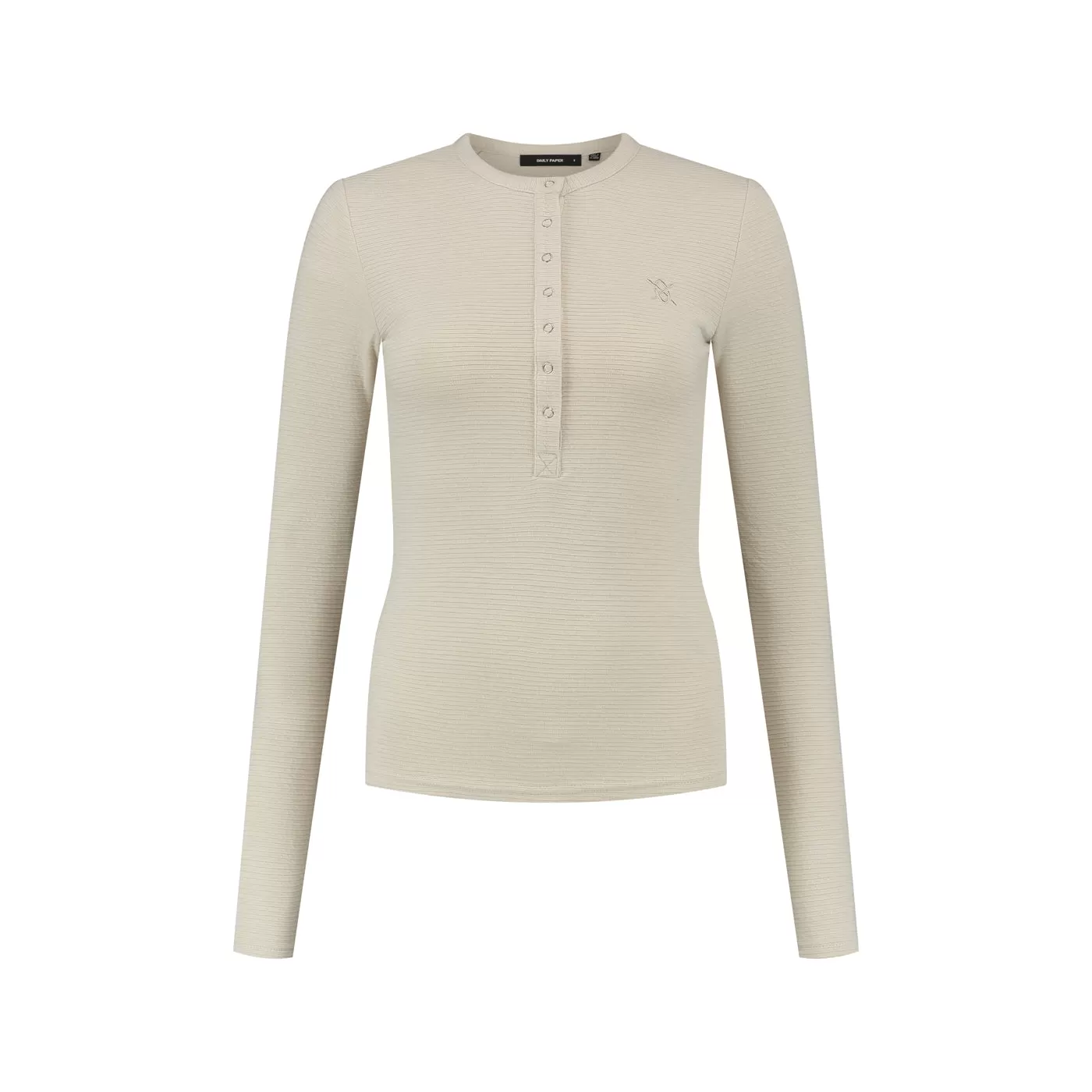 Moonstruck Beige Denise Button Longsleeve