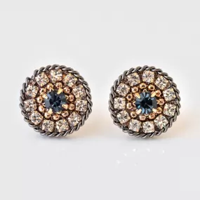 Odyssey Stud Earrings in Midnight