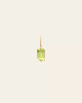 Peridot Pendant - 14k Solid Gold