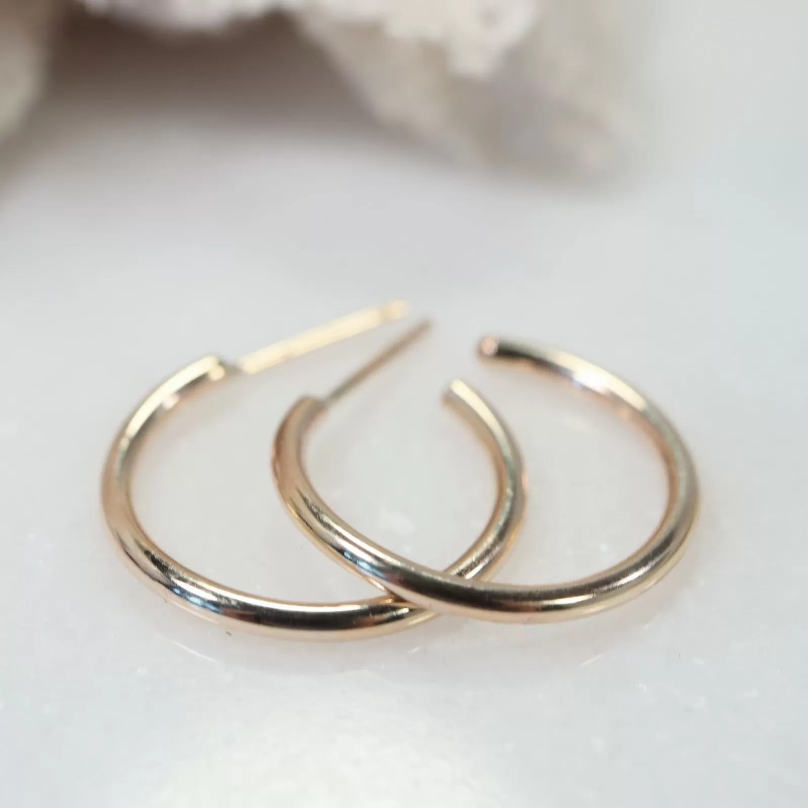 Post Hoop Earring Round 1.5mm Choose Your Metal