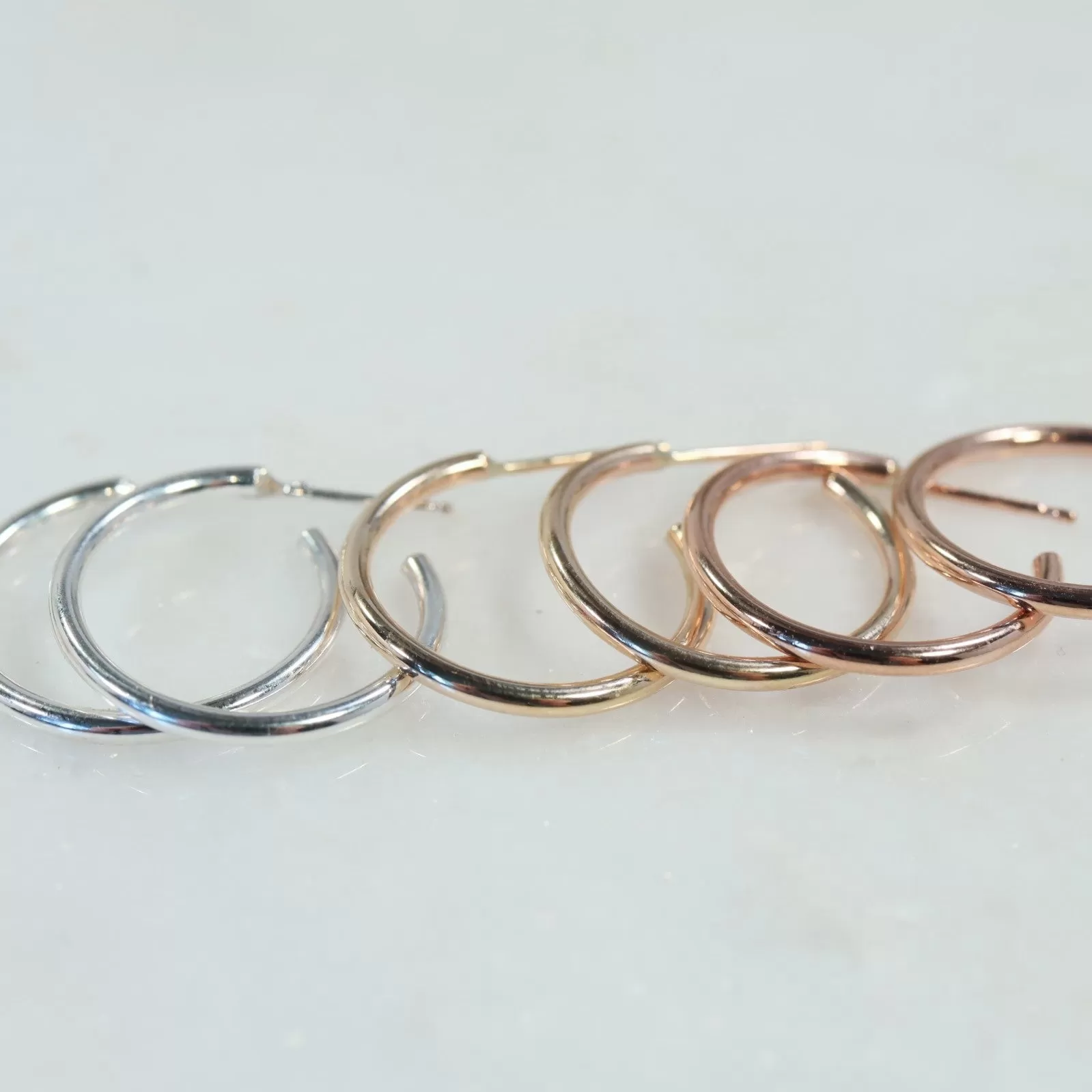 Post Hoop Earring Round 1.5mm Choose Your Metal