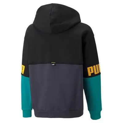 Puma Boys' two-tone hoodie Power Colorblock Hoodie FL B 670098 43 Parisian Night