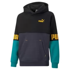 Puma Boys' two-tone hoodie Power Colorblock Hoodie FL B 670098 43 Parisian Night