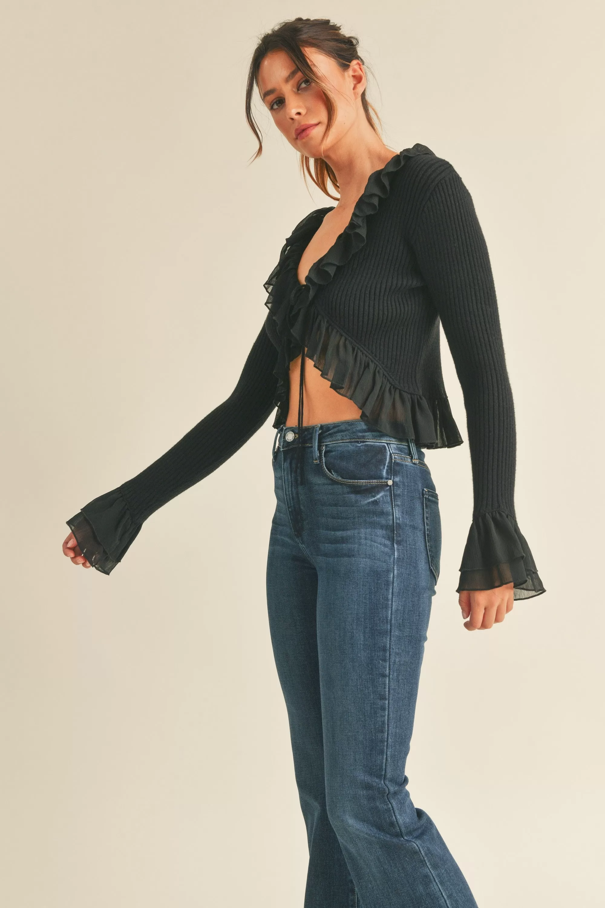 Ryder Knit Top - Black