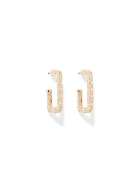 Sam Square Stone Stud Earrings