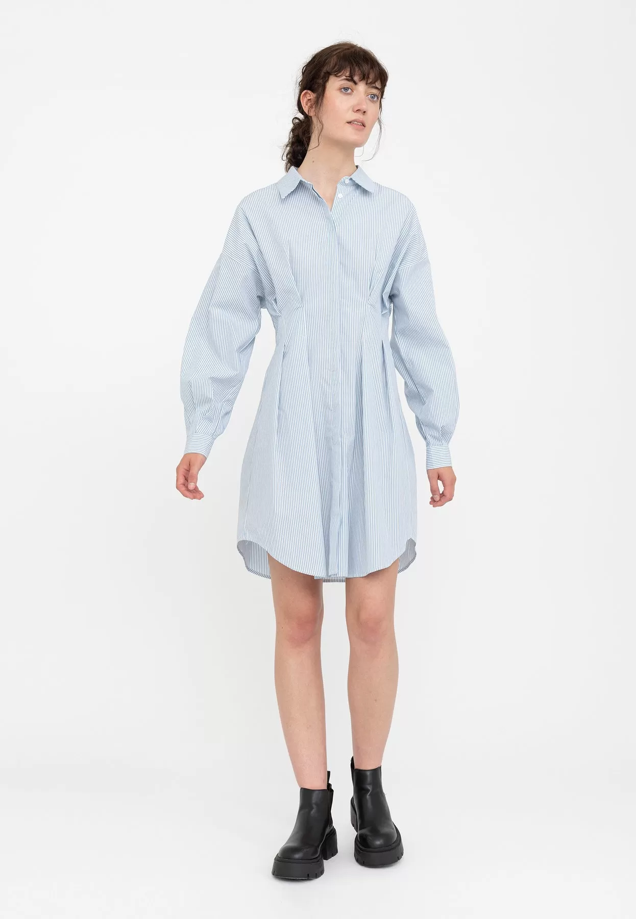 Soft Rebels Eilja Dress SR522-741 Kjole - Ashley blue stripe