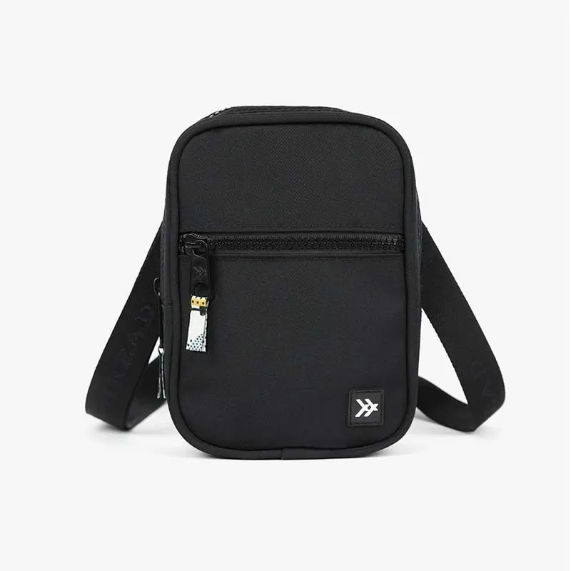 Solid Black Crossbody Bag