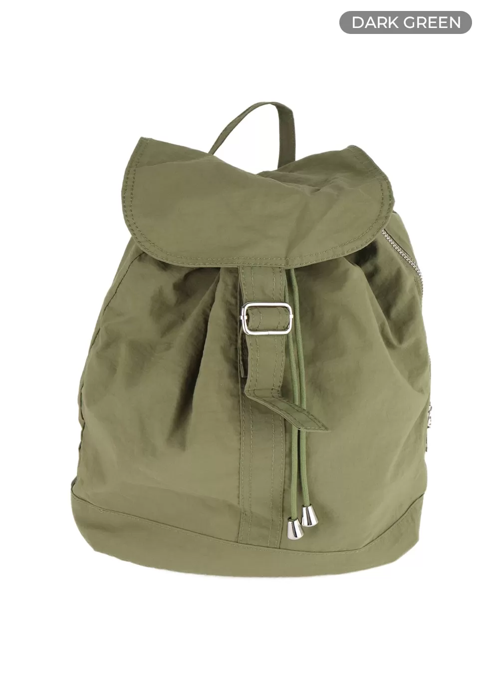 Solid Nylon Buckle Backpack CM413