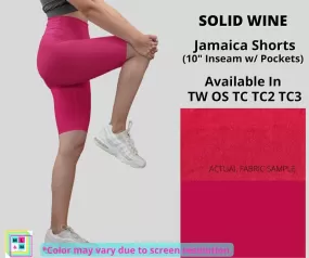 Solid Wine 10 Jamaica Shorts